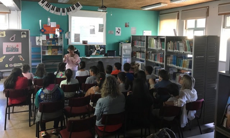 Apresentação da BE aos alunos do 5º ano