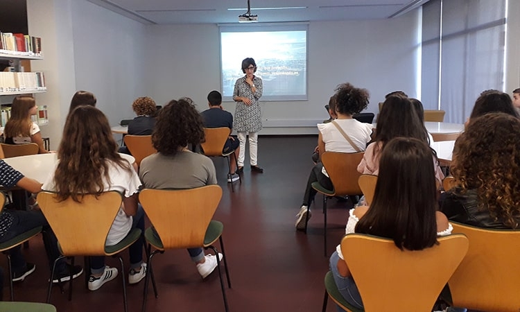 Apresentação da BE aos alunos do 7º ano